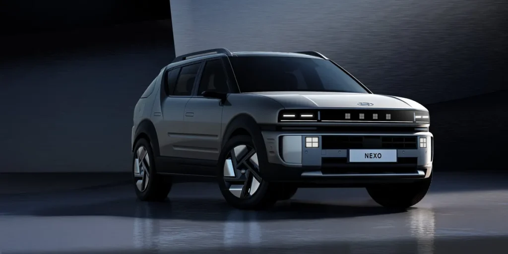 Hyundai NEXO hydrogen SUV futuristic zero emission vehicle concept