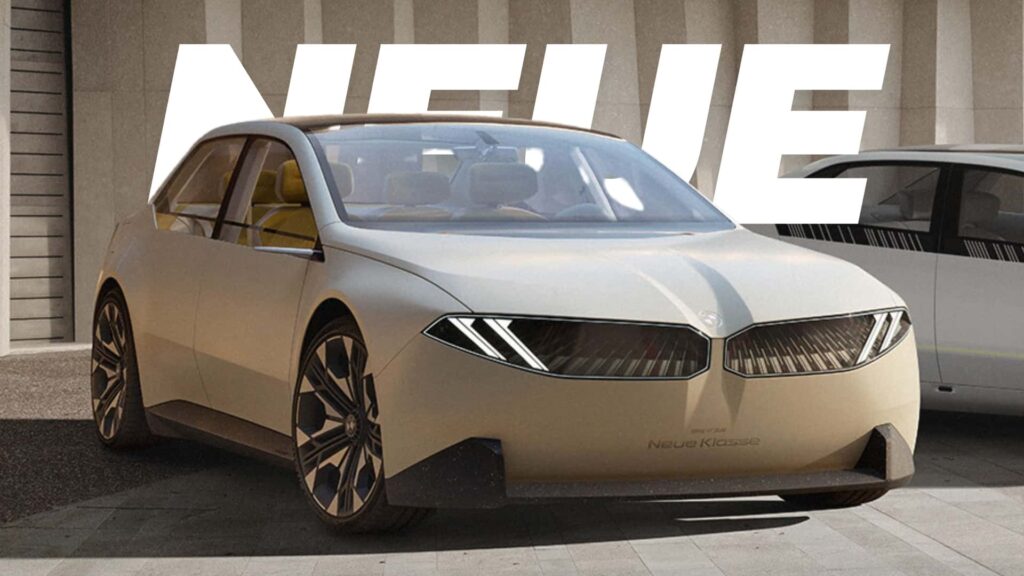 BMW Neue Klasse electric car concept with futuristic luxury EV design
