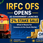 IRFC Share Sale 2026: Government opens for investors 2% OFS in IRCTC shares.
