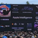 Apple CEO presenting the new Siri AI at WWDC 2026, showcasing advanced artificial intelligence features and smarter voice assistant capabilities