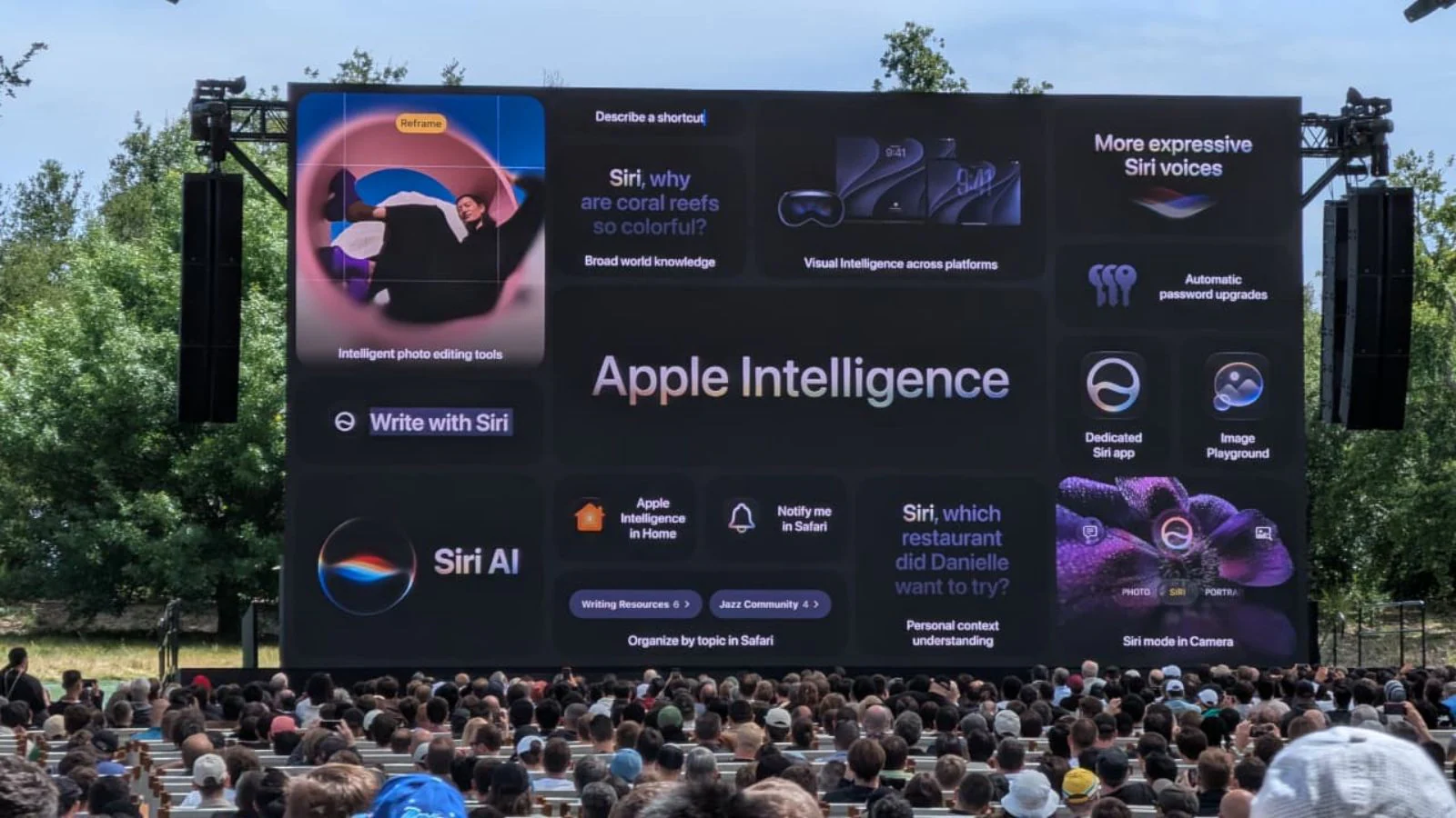 Apple CEO presenting the new Siri AI at WWDC 2026, showcasing advanced artificial intelligence features and smarter voice assistant capabilities